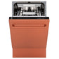 ZLINE Tallac 18-Inch Top Control Built-In Dishwasher, Copper Panel, Traditional Handle, 51 dBA, DWV-C-18