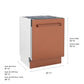 ZLINE Tallac 24-Inch Top Control Built-In Dishwasher, Copper Panel, Traditional Handle, 51 dBA, DWV-C-24