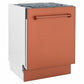 ZLINE Tallac 24-Inch Top Control Built-In Dishwasher, Copper Panel, Traditional Handle, 51 dBA, DWV-C-24