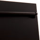ZLINE Tallac 18-Inch Top Control Built-In Dishwasher, Oil-Rubbed Bronze Panel, Traditional Handle, 51 dBA, DWV-ORB-18