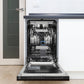 ZLINE Tallac 18-Inch Top Control Built-In Dishwasher, Oil-Rubbed Bronze Panel, Traditional Handle, 51 dBA, DWV-ORB-18