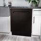 ZLINE Tallac 24-Inch Top Control Built-In Dishwasher, Oil-Rubbed Bronze Panel, Traditional Handle, 51 dBA, DWV-ORB-24
