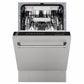 ZLINE Tallac 18-Inch Top Control Built-In Dishwasher, Satin Stainless Steel Panel, Traditional Handle, 51 dBA, DWV-SN-18