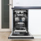 ZLINE Tallac 18-Inch Top Control Built-In Dishwasher, Satin Stainless Steel Panel, Traditional Handle, 51 dBA, DWV-SN-18