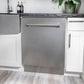 ZLINE Tallac 24-Inch Top Control Built-In Dishwasher, Satin Stainless Steel Panel, Traditional Handle, 51 dBA, DWV-SN-24