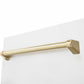 ZLINE Tallac Autograph Edition 18-Inch Top Control Built-In Dishwasher, White Matte Panel, Polished Gold Handle, 51 dBA, DWVZ-WM-18-G