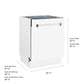 ZLINE Tallac 24-Inch Top Control Built-In Dishwasher, White Matte Panel, Traditional Handle, 51 dBA, DWV-WM-24