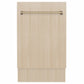 ZLINE Tallac Autograph Edition 18-Inch Top Control Built-In Dishwasher, Panel Ready, 51 dBA, DWVZ-18-CB