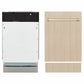 ZLINE Tallac Autograph Edition 18-Inch Top Control Built-In Dishwasher, Panel Ready, 51 dBA, DWVZ-18-G