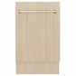 ZLINE Tallac Autograph Edition 18-Inch Top Control Built-In Dishwasher, Panel Ready, 51 dBA, DWVZ-18-G