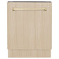ZLINE Tallac Autograph Edition 24-Inch Top Control Built-In Dishwasher, Panel Ready, 51 dBA, DWVZ-24-G