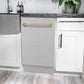 ZLINE Tallac Autograph Edition 18-Inch Top Control Built-In Dishwasher, Stainless Steel Panel, Champagne Bronze Handle, 51 dBA, DWVZ-304-18-CB