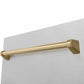 ZLINE Tallac Autograph Edition 18-Inch Top Control Built-In Dishwasher, Satin Stainless Steel Panel, Champagne Bronze Handle, 51 dBA, DWVZ-SN-18-CB