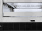 ZLINE 24" Touchstone 151 Can Beverage Fridge with Black Matte Glass Door, RBSO-BLM-24