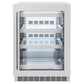 ZLINE 24" Touchstone 151 Can Beverage Fridge with DuraSnow® Stainless Steel Glass Door, RBSO-SN-24