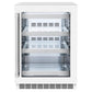 ZLINE 24" Touchstone 151 Can Beverage Fridge with White Matte Glass Door, RBSO-WM-24