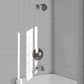 ZLINE Rubicon Elegant Shower System in Brushed Nickel, RBCN1-SHS-BN