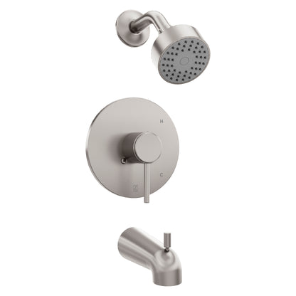 ZLINE Rubicon Elegant Shower System in Brushed Nickel, RBCN1-SHS-BN