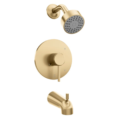 ZLINE Rubicon Elegant Shower System in Champagne Bronze, RBCN1-SHS-CB