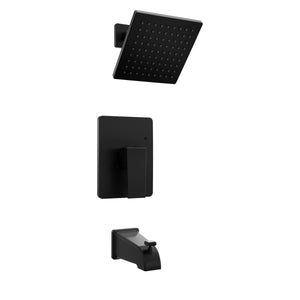 ZLINE Rubicon Modern Shower System in Matte Black, RBCN2-SHS-MB