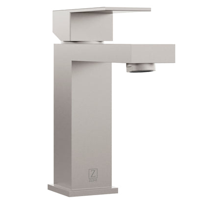 ZLINE Rubicon Modern Single Handle Bath Faucet in Brushed Nickel, RBCN2-BF-BN