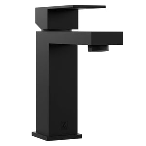 ZLINE Rubicon Modern Single Handle Bath Faucet in Matte Black, RBCN2-BF-MB
