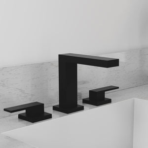 ZLINE Rubicon Modern Widespread Bath Faucet in Matte Black, RBCN3-BF-MB