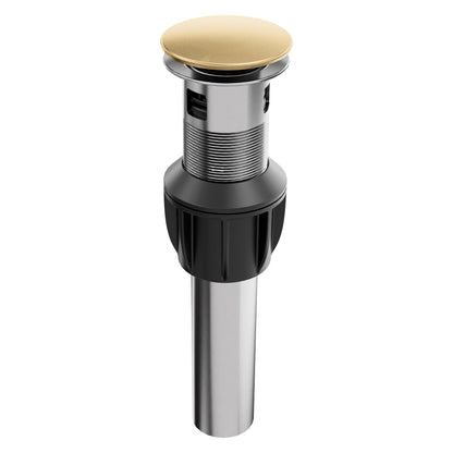 ZLINE Rubicon Push Button Drain in Champagne Bronze, RBCN1-PDO-CB
