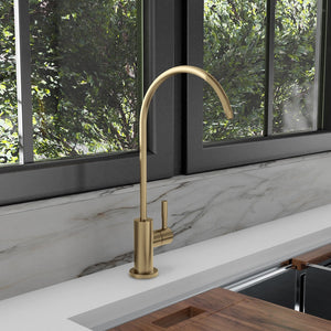 ZLINE Rubicon Single Handle Drink Faucet in Champagne Bronze, RBCN1-FBV-CB
