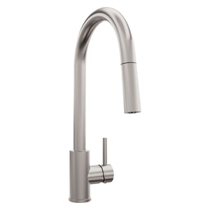 ZLINE Rubicon Pull Down Single Handle Kitchen Faucet in Brushed Nickel, RBCN1-KF-BN