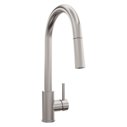 ZLINE Rubicon Pull Down Single Handle Kitchen Faucet in Brushed Nickel, RBCN1-KF-BN