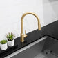 ZLINE Rubicon Pull Down Single Handle Kitchen Faucet in Champagne Bronze, RBCN1-KF-CB
