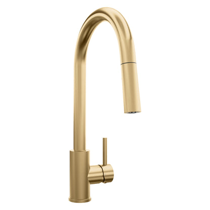 ZLINE Rubicon Pull Down Single Handle Kitchen Faucet in Champagne Bronze, RBCN1-KF-CB