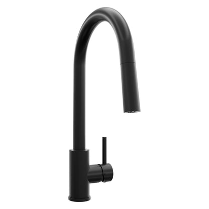 ZLINE Rubicon Pull Down Single Handle Kitchen Faucet in Matte Black, RBCN1-KF-MB