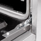 ZLINE 48" 6.7 cu. ft. Select Double Oven Dual Fuel Range with 8 Burners in DuraSnow® Stainless Steel with White Matte Doors, HDRS-WM-48