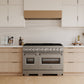 ZLINE 48" 6.7 cu. ft. Classic Double Oven Dual Fuel Range with 8 Burners in Stainless Steel, CDR48