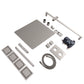 ZLINE Crystal Bay Thermostatic Shower System in Brushed Nickel, CBY-SHS-T3-BN