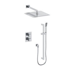 ZLINE Crystal Bay Thermostatic Shower System in Chrome, CBY-SHS-T2-CH