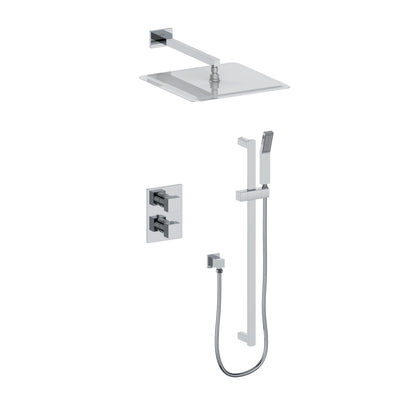 ZLINE Crystal Bay Thermostatic Shower System in Chrome, CBY-SHS-T2-CH