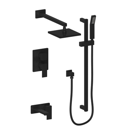 ZLINE Bliss Shower System in Electric Matte Black, BLS-SHS-MB