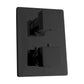 ZLINE Crystal Bay Thermostatic Shower System in Matte Black, CBY-SHS-T3-MB