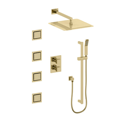 ZLINE Shower System in Polished Gold, CBY-SHS-T3-PG