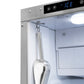 ZLINE Autograph 15" Touchstone Gourmet Ice Maker with Drain Pump and Solid Stainless Steel Door with Polished Gold Handle, IGMDZ-ST-15-G