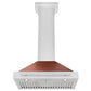 ZLINE 30" 400 CFM Convertible Stainless Steel Range Hood with Copper Shell and Stainless Steel Handle, KB4STX-C-30