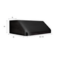 ZLINE 30" 600 CFM Ducted Under Cabinet Range Hood in Black Stainless Steel, BS623-30