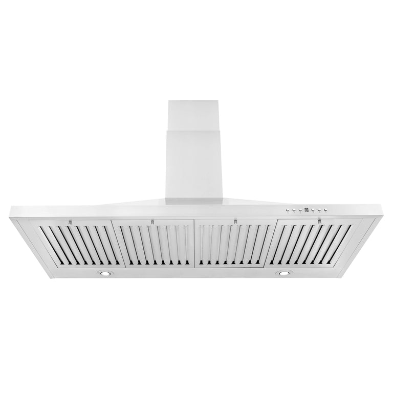 ZLINE 42" Convertible Wall Mount Range Hood in Stainless Steel with Charcoal Filters, KB-CF-42