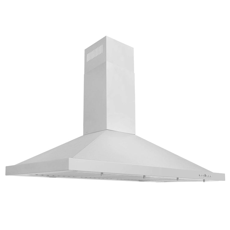 ZLINE 24" Convertible Wall Mount Range Hood in Stainless Steel with Charcoal Filters, KB-CF-24