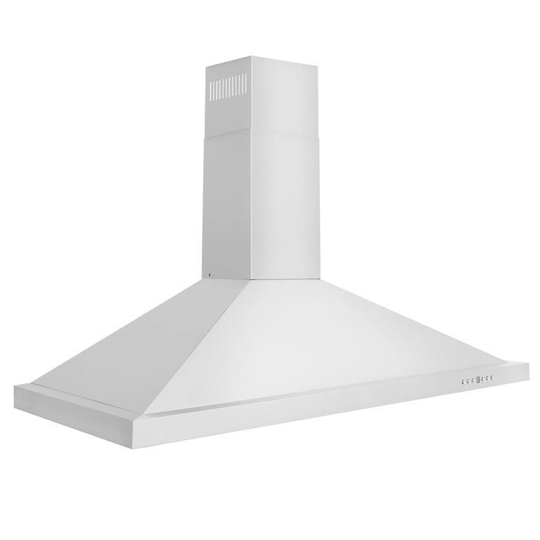 ZLINE 42" Convertible Wall Mount Range Hood in Stainless Steel with Charcoal Filters, KB-CF-42