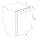 ZLINE Classic 24-Inch Top Control Built-In Dishwasher, Blue Gloss Panel, Modern Handle, 52 dBA, DW-BG-H-24