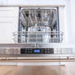 ZLINE Classic 24-Inch Top Control Built-In Dishwasher, Stainless Steel Panel, Modern Handle, 52 dBA, DW-304-24